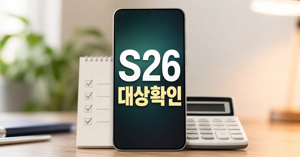 갤럭시 S26 살까 2026 조건과 비용 계산 방법 총정리 대표 썸네일
