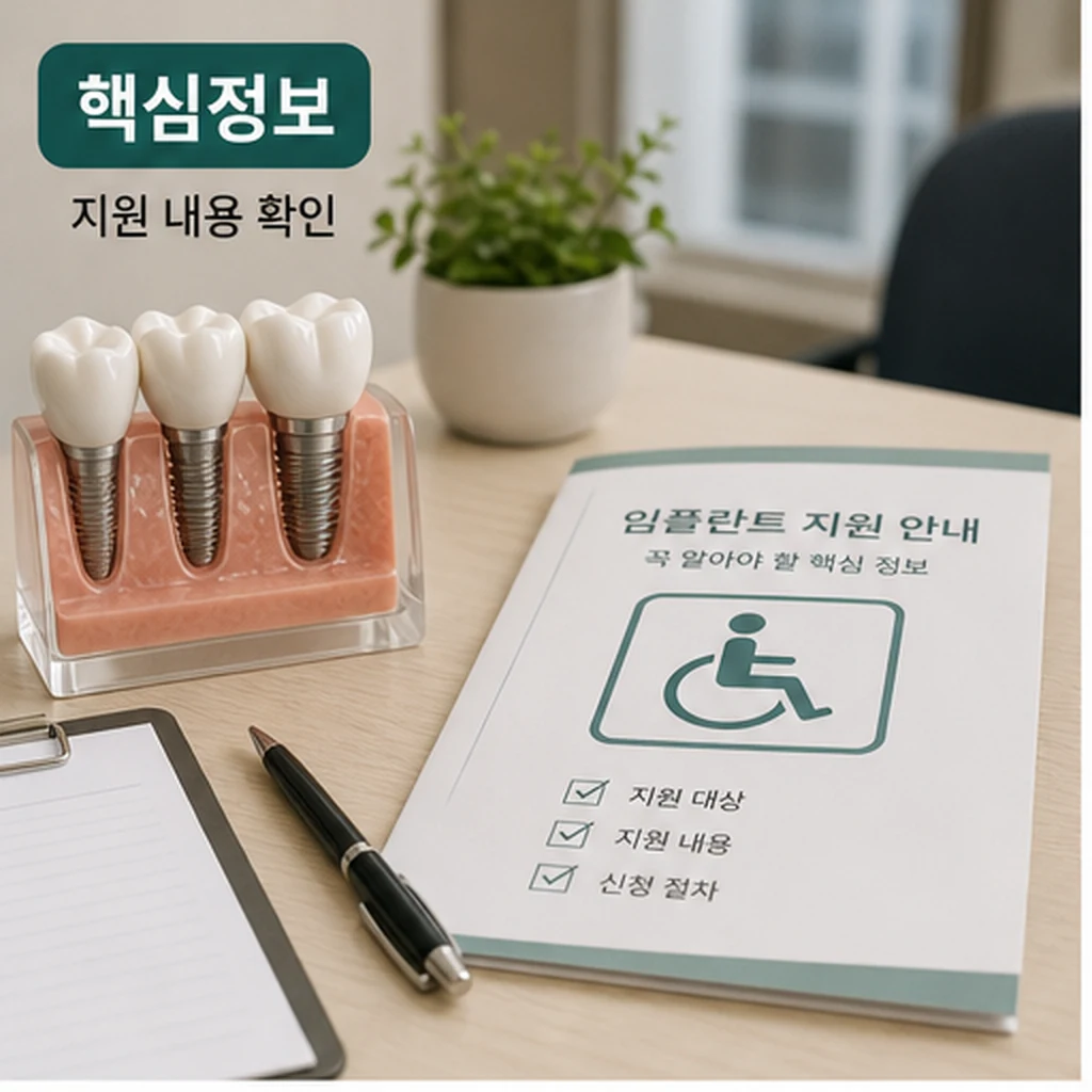 장애인에게 무료로 임플란트 해드려요 초보자를 위한 정리 본문 이미지 1 - 핵심정보