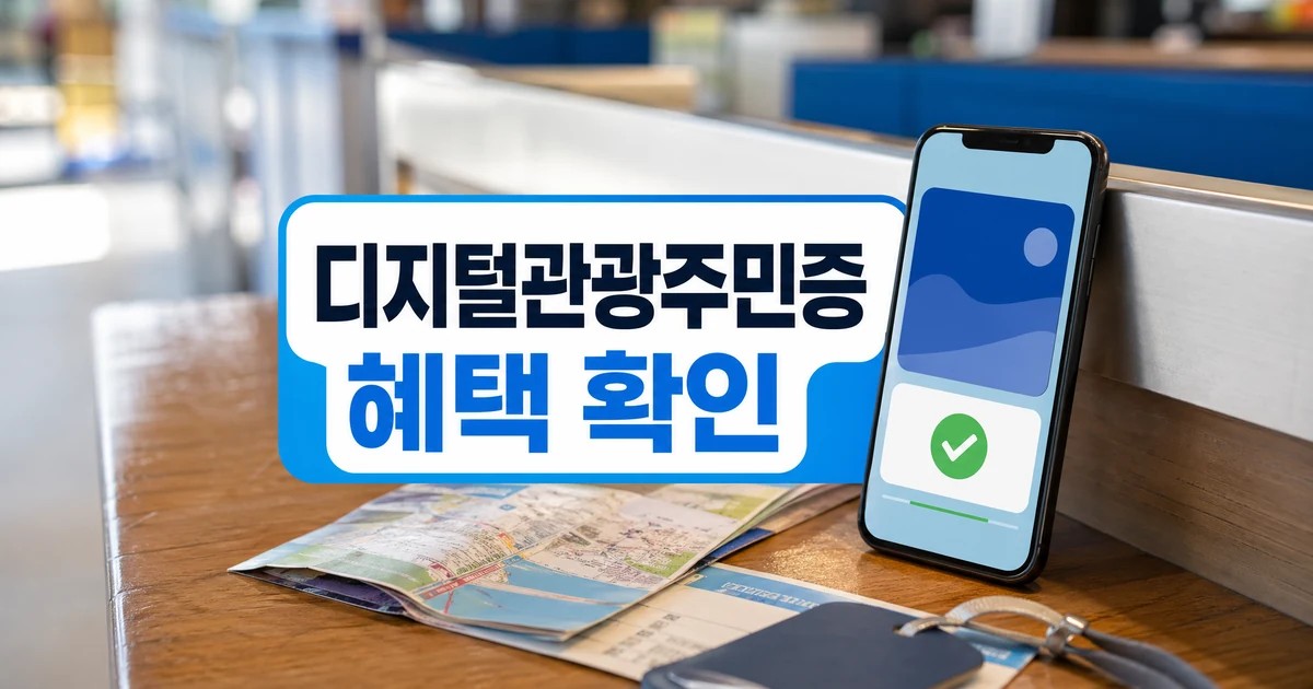 디지털관광주민증 발급 사용 방법 혜택 확인 대표 이미지