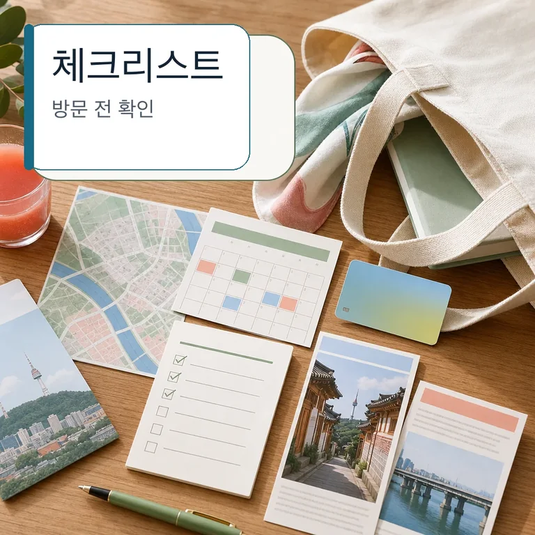 서울에서 떠나는 전국 여행! 관광 체험 '안테나숍' 오픈…매주 팝업 방문 전 준비 가이드 본문 이미지 4 - 체크리스트 방문 전 확인