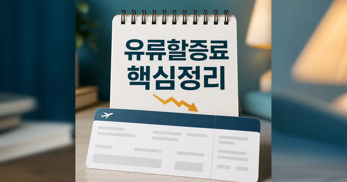 7월 발권 유류할증료 20% 내린다 2026 적용일과 확인 방법 총정리 대표 썸네일