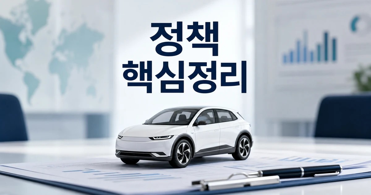 2026년 글로벌 전기차 시장 전망과 정책 지표 핵심을 정리한 대표 썸네일