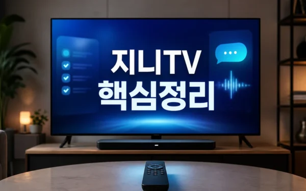 KT 지니TV 2026 주요 변화와 확인할 점 총정리 최신 기준