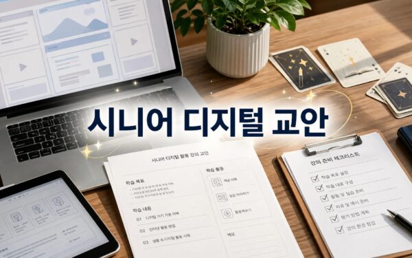 디지털 시니어 ” 마술의 힘” 강의교안, 홈페이지 제작 실무 활용 체크리스트