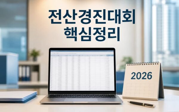 전국 아파트경리 전산경진대회 2026 적용일과 확인 방법 총정리