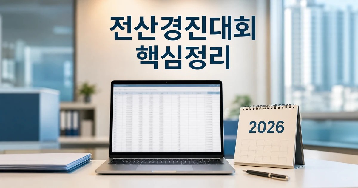 전국 아파트경리 전산경진대회 2026 적용일과 확인 방법 총정리 대표 썸네일