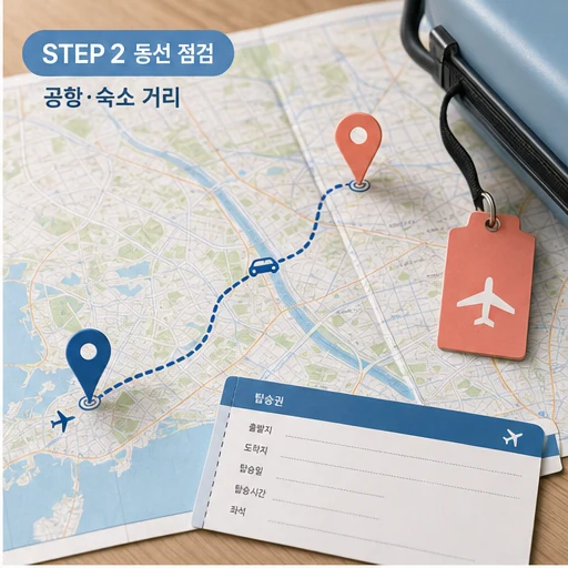 한혜진·김숙 미리 다녀왔다…‘역대급 추석’ 해외 숙소 검색 상위권 차지한 이곳 방문 전 준비 가이드 본문 이미지 2 - 공항과 숙소 거리 확인