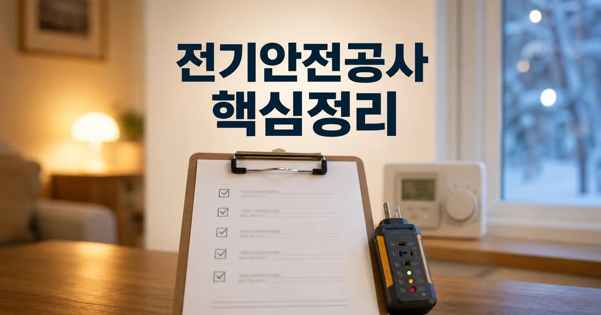 전기안전공사 2026 주요 변화와 확인할 점 총정리 최신 기준 대표 썸네일