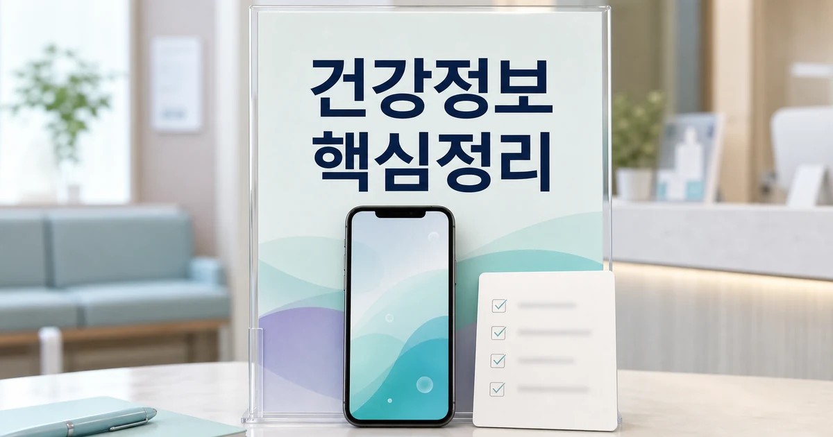 국민 건강정보 이해력 2026 상담 기준과 확인 방법 총정리 대표 썸네일