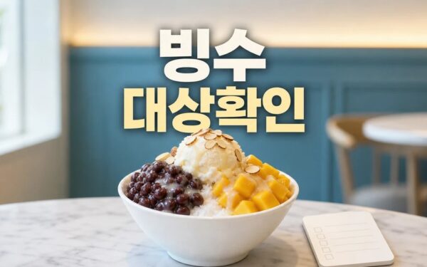 빙수 한 그릇 2026 조건과 비용 계산 방법 총정리 최신 기준