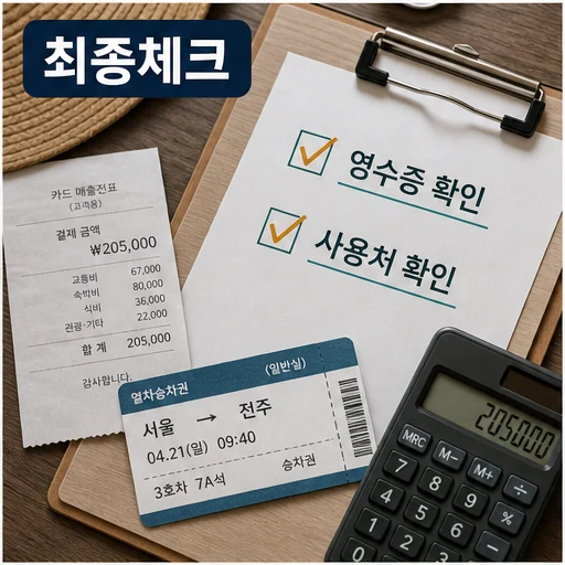 국내여행 10만원 환급 영수증 사용처 최종 체크 본문 이미지