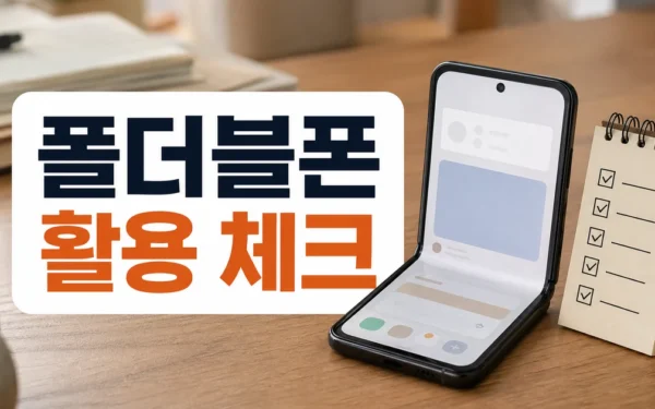 ‘생활꿀팁부터 코믹 사연까지’···폴더블폰 ‘기상천외’ 활용법 실무 활용 체크리스트