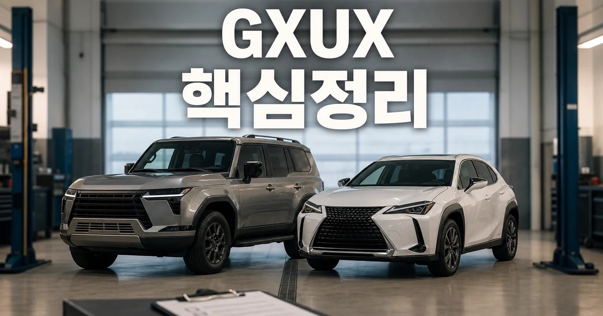 렉서스 GX·UX 2593대 리콜 2026 주요 변화와 확인할 점 총정리 대표 썸네일