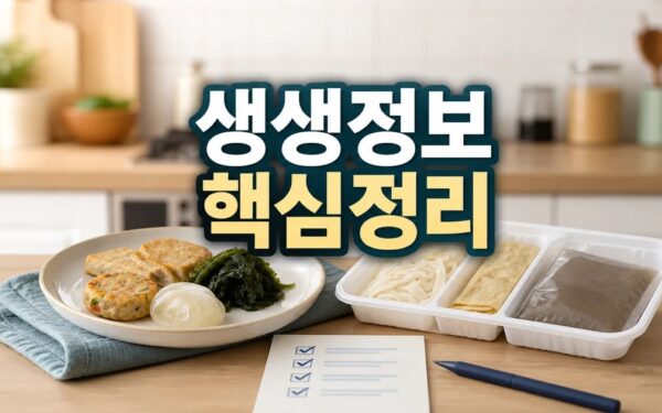 생생정보 맛과 구성 확인 방법 총정리