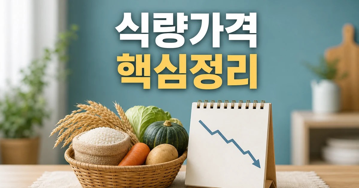 세계 식량가격 4개월 만에 꺾였다 2026 적용일과 확인 방법 총정리 대표 썸네일