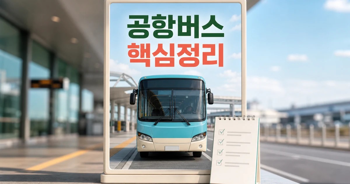 6103번 공항버스 2026 적용일과 확인 방법 총정리 최신 기준 대표 썸네일