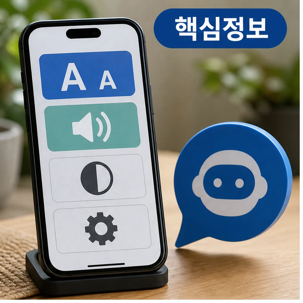 디지털 시니어 AI 스마트폰앱 활용 핵심정보 본문 이미지