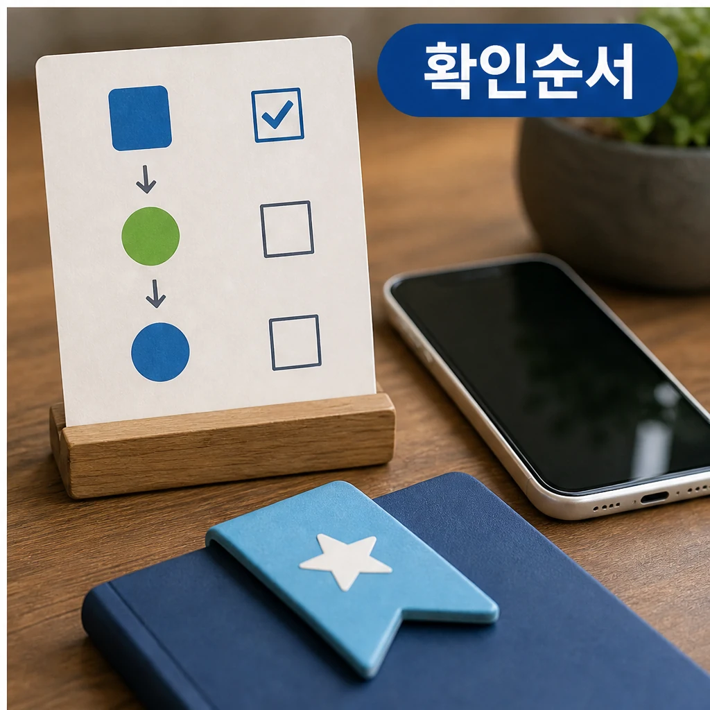 디지털 시니어 AI 앱 활용 확인순서 체크리스트 본문 이미지