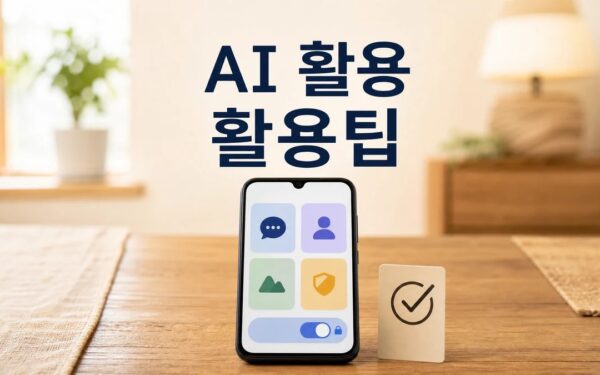 디지털 시니어를 위한 AI & 스마트폰앱 활용 꿀팁 실무 활용 체크리스트