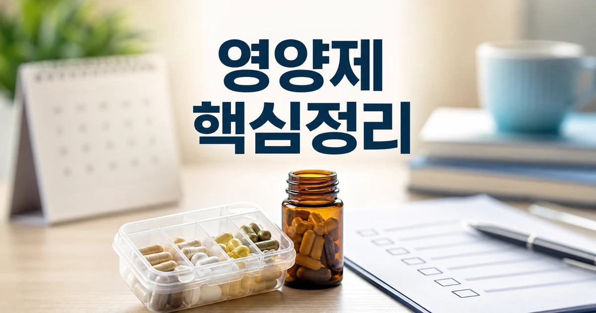 암 진단 후 영양제 고민 2026 상담 기준과 확인 방법 총정리 대표 썸네일