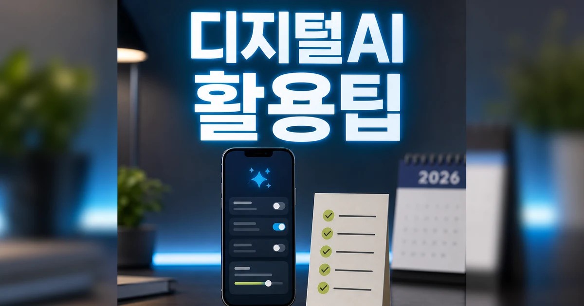 디지털·AI 활용하지만 기초 수준 2026 주요 변화와 확인할 점 총정리 대표 썸네일