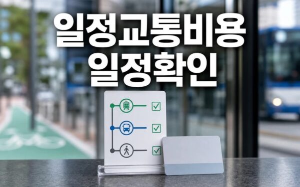 왕복 40만원 아낀다 일정·교통·비용 확인 방법 총정리