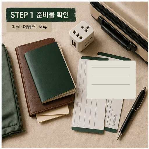 베트남여행팁 준비물 여권 어댑터 서류 확인 이미지