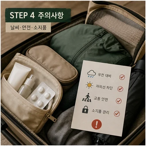 베트남 여행 주의사항 날씨 안전 소지품 체크 이미지