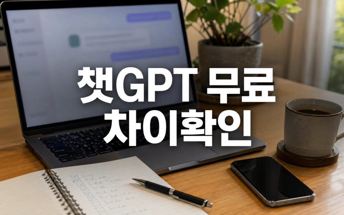 챗GPT 무료로 사용하는 법, 유료와는 무엇이 다를까? 실무 활용 체크리스트