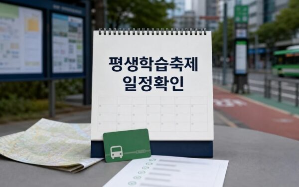 평생학습축제 2026 일정과 교통 확인 방법 총정리 최신 기준