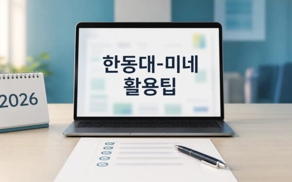 단순 활용법 안 가르친다… 한동대-미네 2026 주요 변화와 확인할 점 총정리