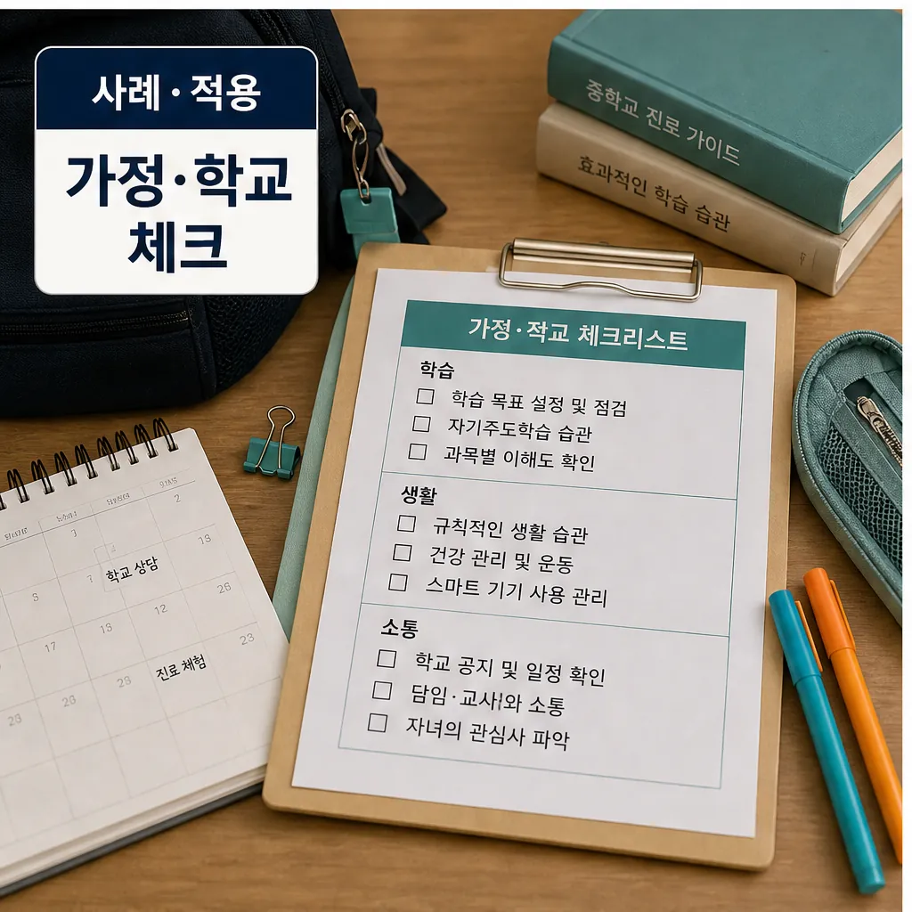 가정과 학교에서 확인할 교육 체크리스트 본문 이미지