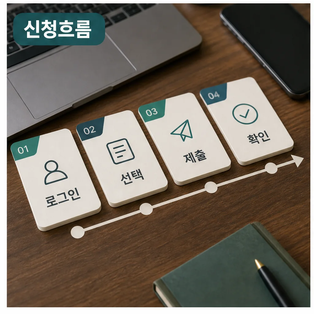 e보건소 온라인 민원 2026, 증명서·지원 신청 확인법 증명서·지원 신청 흐름 본문 이미지