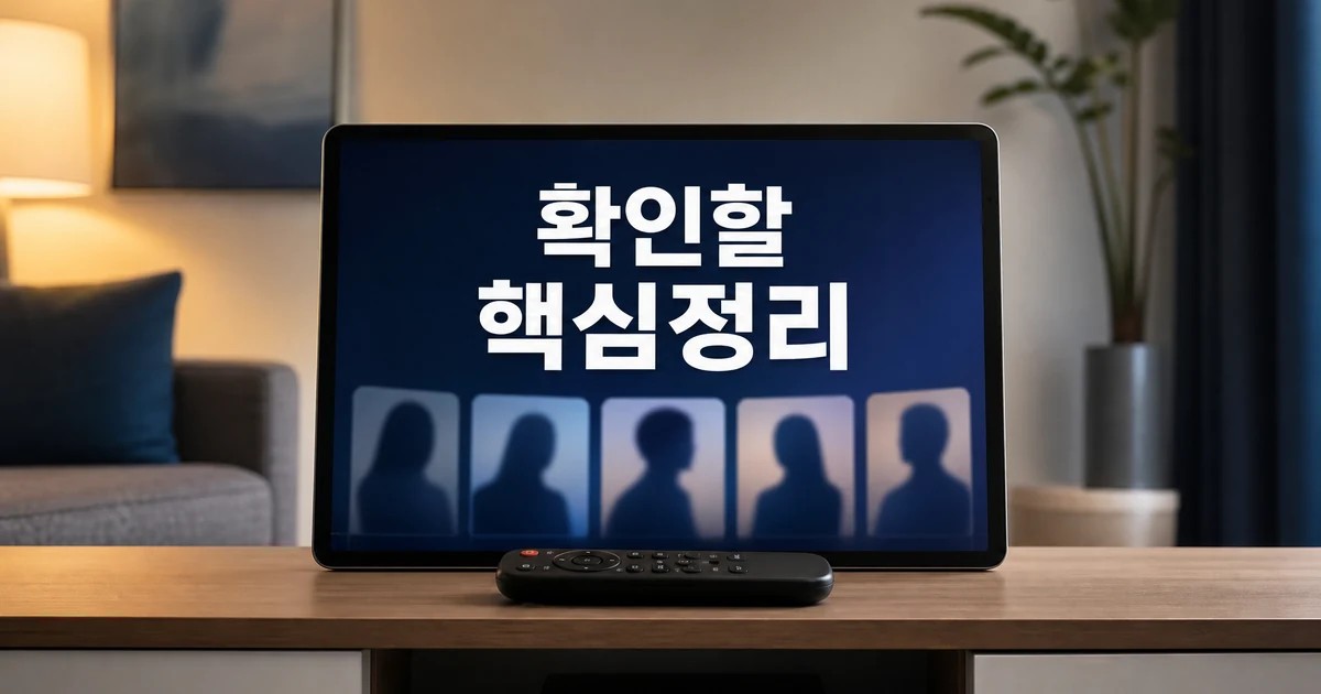 미운 우리 새끼 2026 확인 핵심을 보여주는 TV와 AI 사진 카드 썸네일