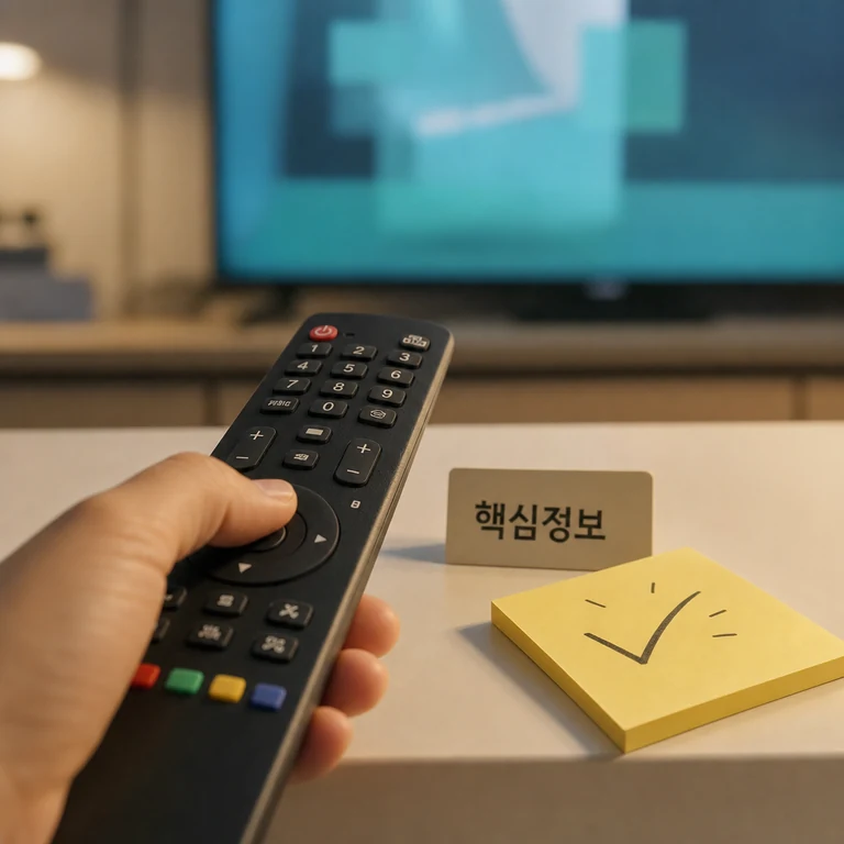 미운 우리 새끼 2026 핵심 변화를 TV와 노트로 확인하는 이미지