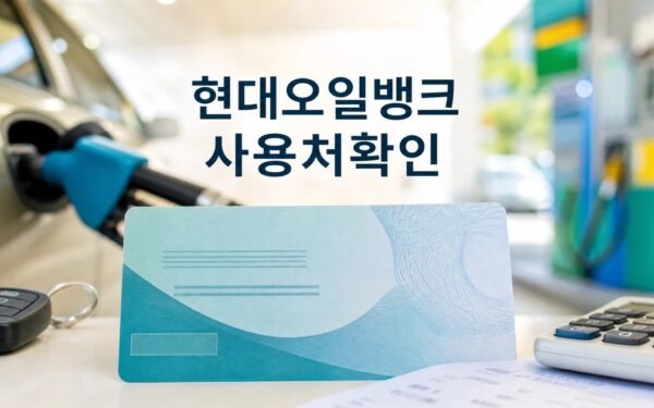 현대오일뱅크 상품권 사용처 구매처 사용방법 2026 조건과 비용 계산 방법 총정리