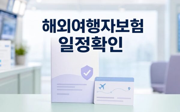 해외여행자보험 2026 가입 전 보장 일정과 교통 확인 방법 총정리