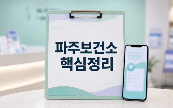 파주보건소 2026 상담 기준과 확인 방법 총정리 최신 기준