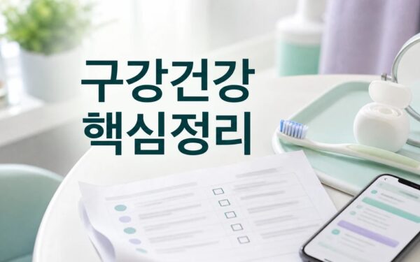 구강건강 관리 습관과 지식·정보 FAQ와 핵심 정리