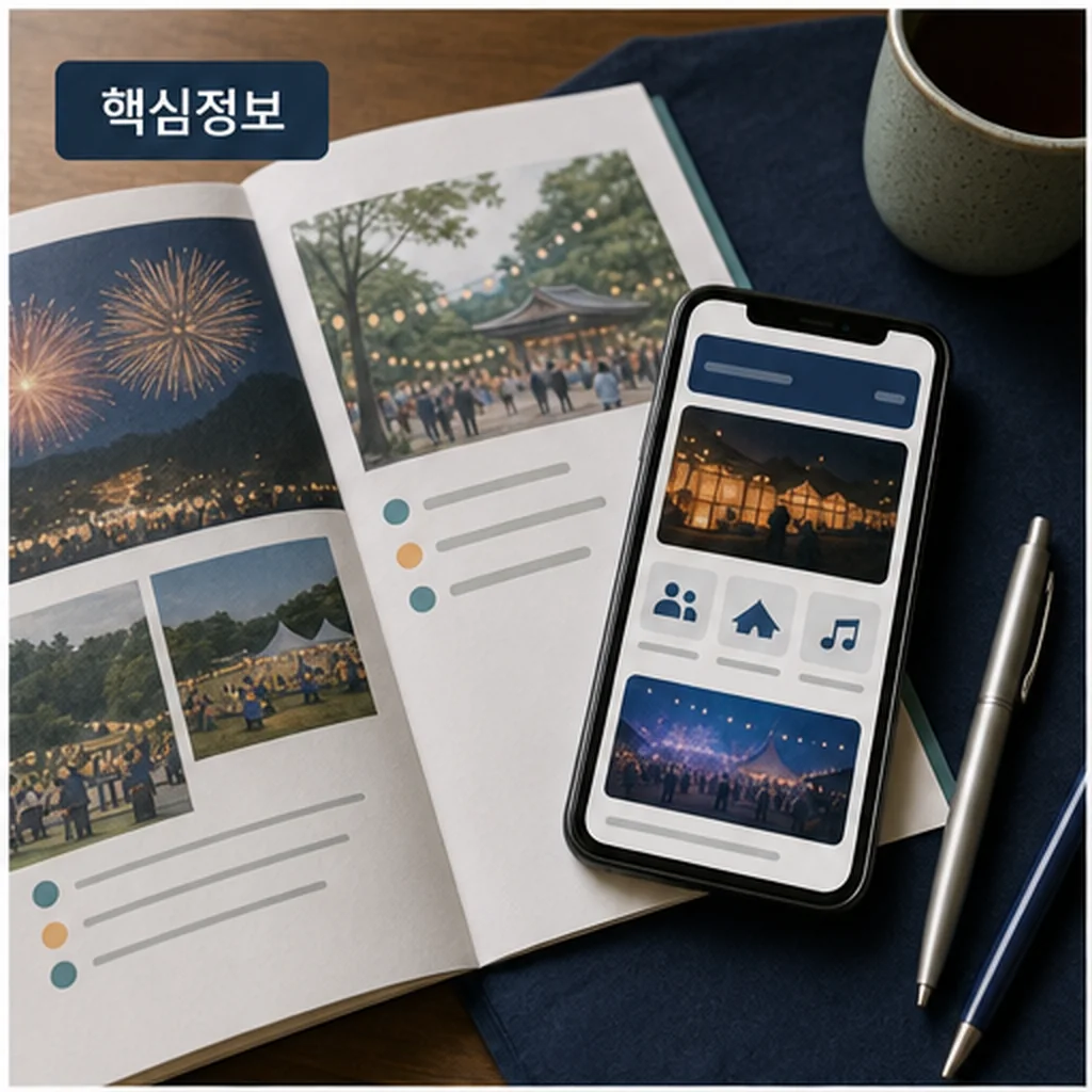 관광공사, 축제 안내 도와주는 '축집사' 서비스 선보여 방문 전 준비 가이드 본문 이미지 1 - 핵심정보