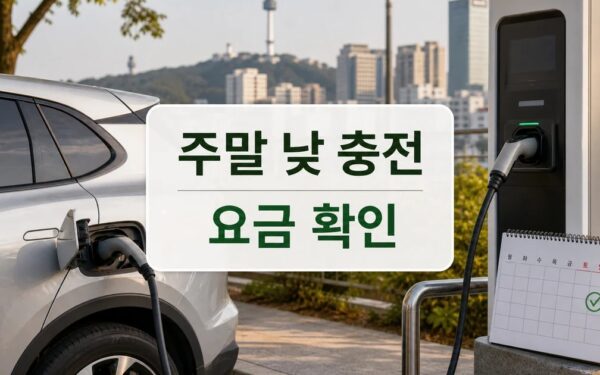 서울 전기차 공용 급속충전기 주말 낮 요금 할인 확인법