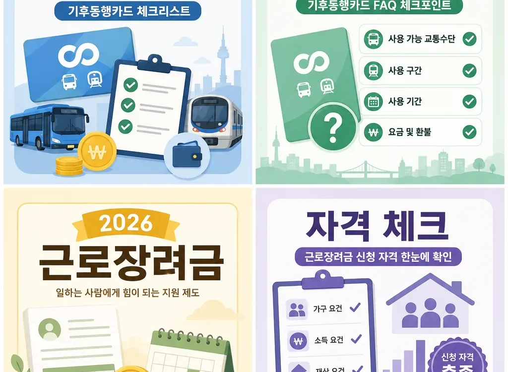 기후동행카드 2026 이용 가이드 대표 이미지