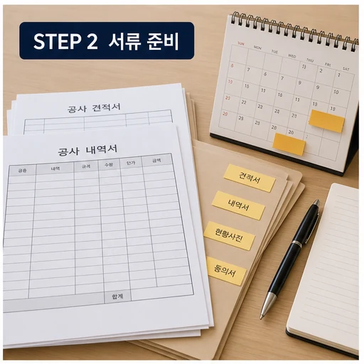 고양시 집수리 지원 신청 서류 준비 견적서 동의서 이미지