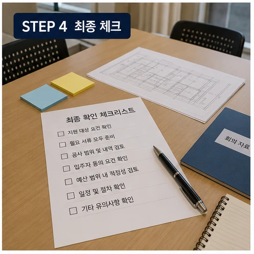 고양시 공동주택 집수리 지원 최종 체크 회의자료 이미지