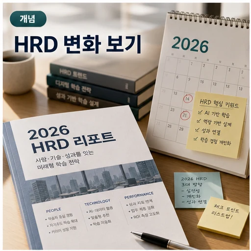 2026 HRD 트렌드 리포트 개념과 변화 확인 이미지