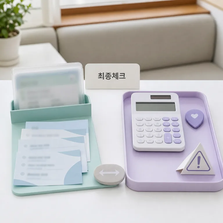 건강정보 한눈에 본다 2026 조건과 비용 계산 방법 총정리 본문 이미지 3 - 결정 전 체크리스트