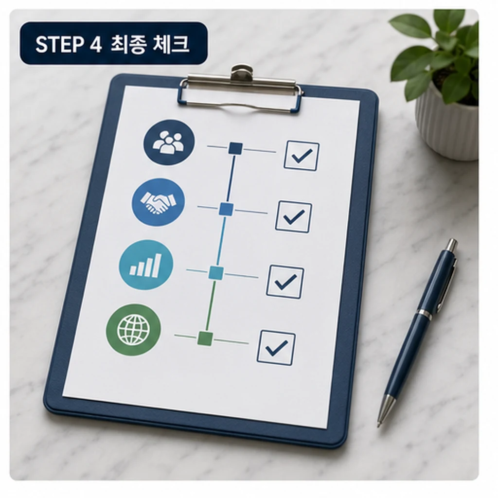 K-헬스케어 사업제휴 최종 체크리스트 STEP 4 이미지