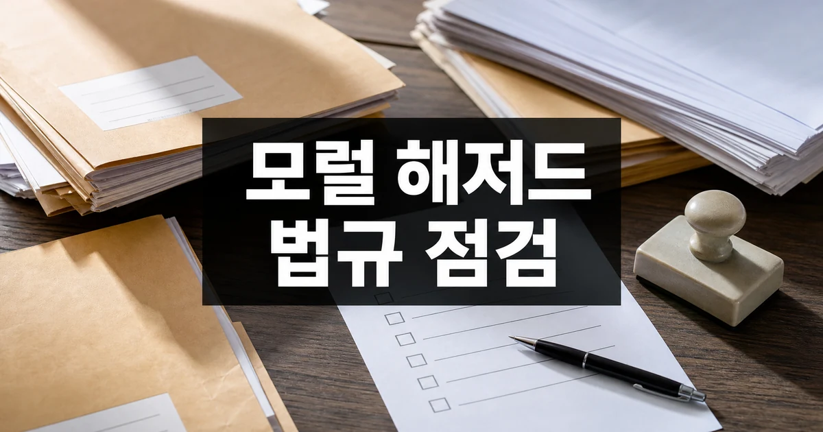 사회적 양심 실종과 모럴 해저드 사례, 법규 점검 필요성을 표현한 대표 이미지