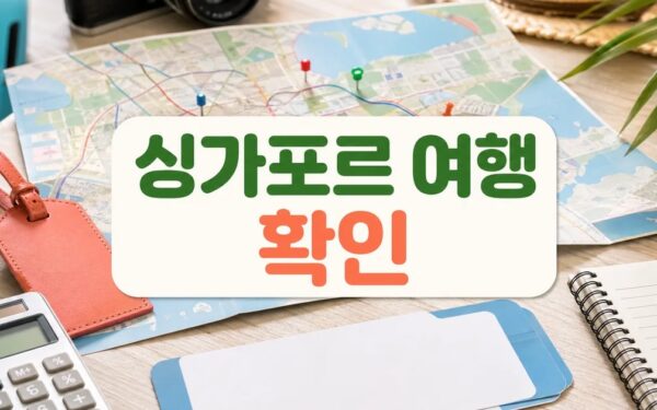 싱가포르 여행 팁 N개! 코스별 경비 아끼는 꿀팁 대공개! 방문 전 준비 가이드