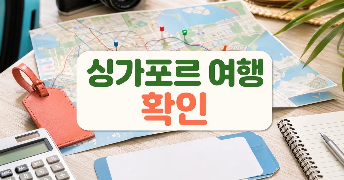 싱가포르 여행 팁 N개! 코스별 경비 아끼는 꿀팁 대공개! 방문 전 준비 가이드 대표 이미지